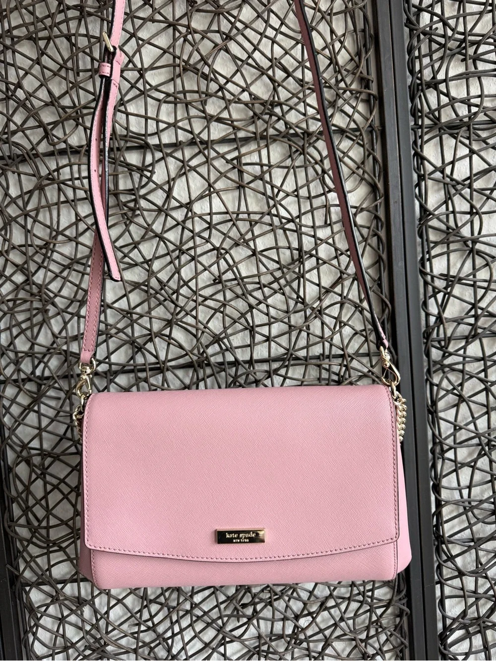 NWT Kate Spade Laurel Way Greer Crossbody Bag Dusty Peony